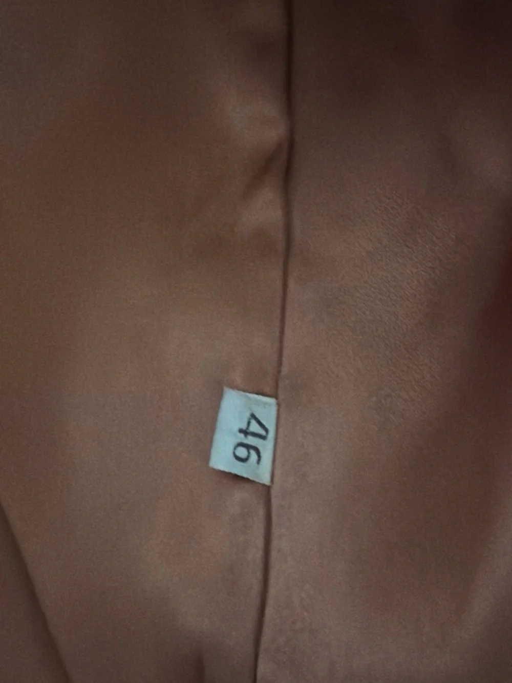 Men's Chestnut Leather Button Jacket